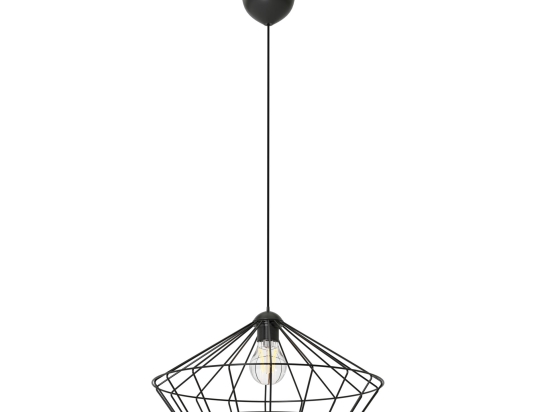 ΚΡΕΜΑΣΤΟ ΦΩΤΙΣΤΙΚΟ ΜΟΝΟΦΩΤΟ ΜΑΥΡΟ Ε27 Φ40X70CM