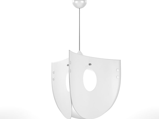 ΦΩΤΙΣΤΙΚΟ ΚΡΕΜΑΣΤΟ CHIOS ΜΟΝΟΦΩΤΟ ΛΕΥΚΟ (PP-PVC) Ε27 58X58X80CM