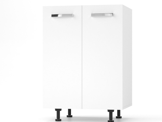 CHARLOTΤE ΚΑΤΩ ΝΤΟΥΛΑΠΙ 60X46.5X82ΕΚ ΜΕ ΜΕΤΑΛΛΙΚΑ ΧΕΡΟΥΛΙΑ ΛΕΥΚΟ