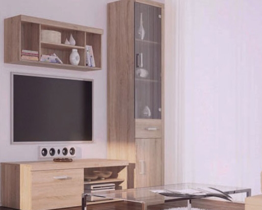 ΣΥΘΕΣΗ ΤΗΛΕΟΡΑΣΗΣ DAMIS 184.5X45X203ΕΚ SONOMA