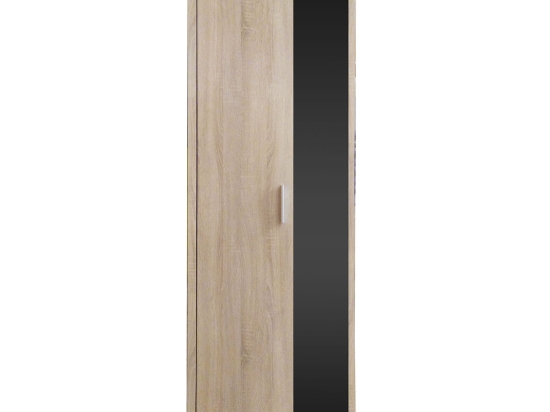 ΝΤΟΥΛΑΠΑ ΜΟΝΟΦΥΛΛΗ LAURA 66X35X208.8ΕΚ ΣΟΝΟΜΑ-ΜΑΥΡΗ