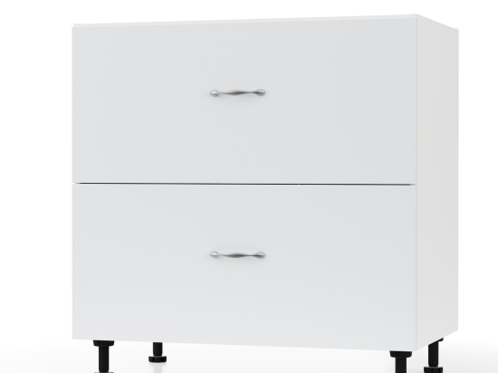 MODEST ΚΑΤΩ ΝΤΟΥΛΑΠΙ ΣΥΡΤΑΡΙΕΡΑ ΛΕΥΚΟ 80X48X82CM