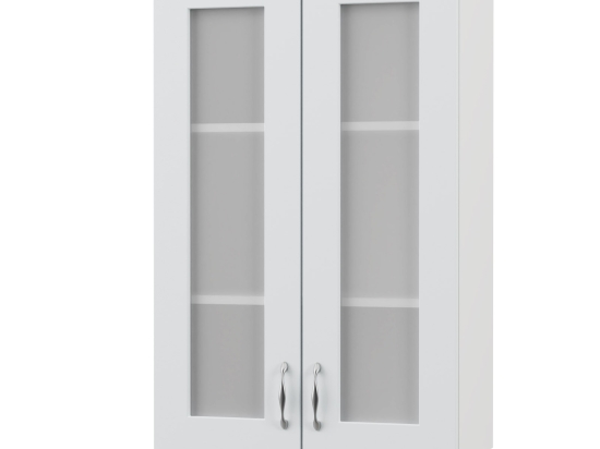 MODEST ΠΑΝΩ ΝΤΟΥΛΑΠΙ-ΒΙΤΡΙΝΑ ΛΕΥΚΟ 60X30X92ΕΚ