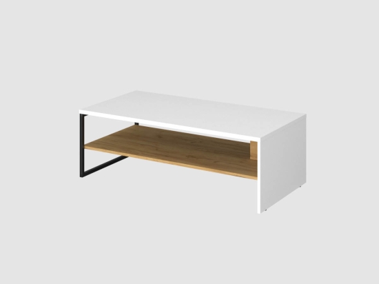 ΤΡΑΠΕΖΙ ΣΑΛΟΝΙΟΥ SANTES ΧΡΥΣΟ ΔΡΥΣ-ΛΕΥΚΟ 120X60X40CM