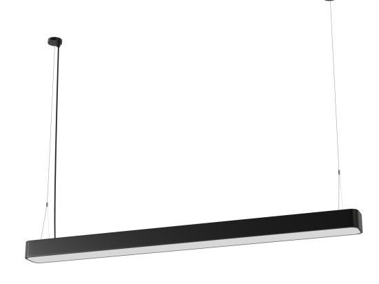 ΚΡΕΜΑΣΤΟ ΦΩΤΙΣΤΙΚΟ ΡΑΓΑ LED 54W 4000K ΜΑΥΡΟ 120X10X75CM