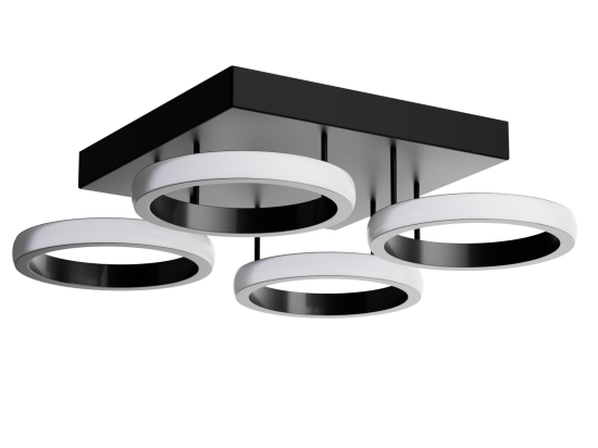 ΦΩΤΙΣΤΙΚΟ ΟΡΟΦΗΣ LED 35W 4000K ΜΑΥΡΟ 35X35X10CM