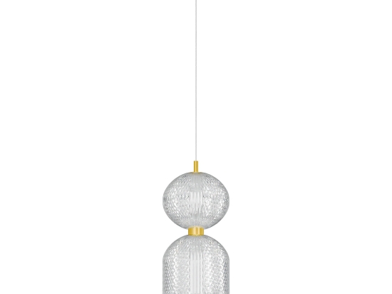 ΦΩΤΙΣΤΙΚΟ ΚΡΕΜΑΣΤΟ LED 30W 4000K ΧΡΥΣΟ 39X15X120CM