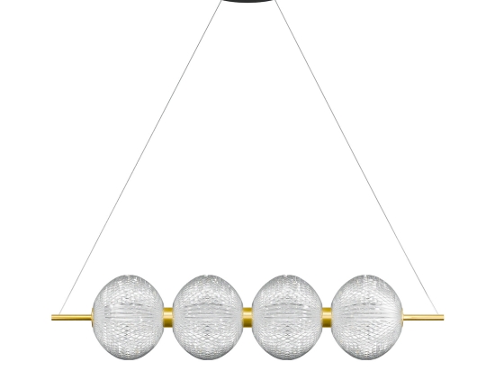 ΦΩΤΙΣΤΙΚΟ ΚΡΕΜΑΣΤΟ LED 60W 4000K ΧΡΥΣΟ 68X15X120CM