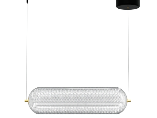 ΦΩΤΙΣΤΙΚΟ ΚΡΕΜΑΣΤΟ ΡΑΓΑ LED 60W 4000K ΧΡΥΣΟ 60X15X120CM
