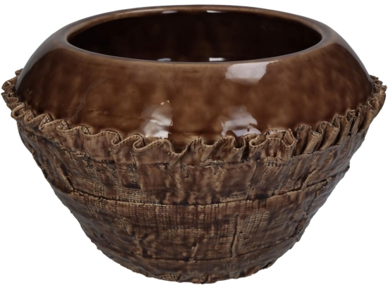 ΚΑΣΠΩ ΚΟΡΜΟΣ ΔΕΝΤΡΟΥ ΚΑΦΕ ΚΕΡΑΜΙΚΟ 31.5X31.5X20CM