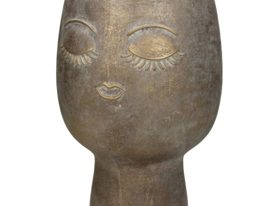 ΚΑΣΠΩ ARTELIBRE ΠΡΟΣΩΠΟ ΧΡΥΣΟ ΤΣΙΜΕΝΤΟ 17.5X17.5X25CM
