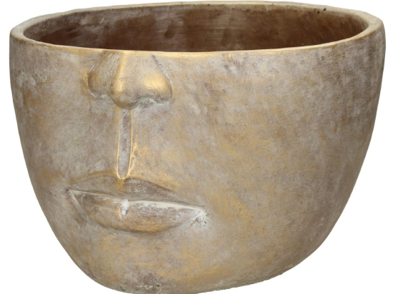 ΚΑΣΠΩ ARTELIBRE ΠΡΟΣΩΠΟ ΧΡΥΣΟ ΤΣΙΜΕΝΤΟ 28.5X28.5X18CM