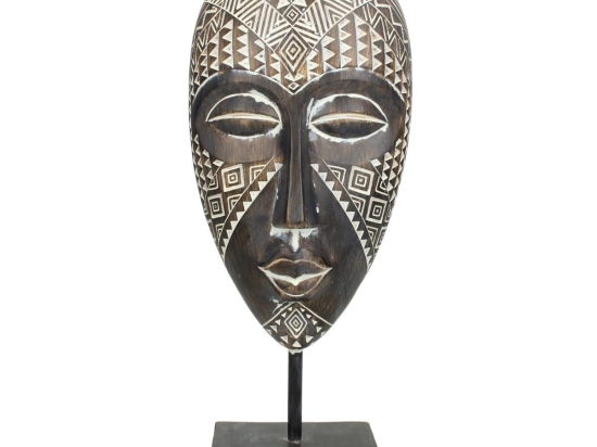 ΔΙΑΚΟΣΜΗΤΙΚΟ ARTELIBRE ΜΑΣΚΑ ΚΑΦΕ POLYRESIN 13X7.5X32.5CM