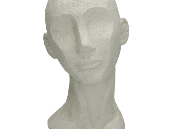ΔΙΑΚΟΣΜΗΤΙΚΟ ARTELIBRE ΚΕΦΑΛΙ ΛΕΥΚΟ POLYRESIN 17.5X15.5X28.4CM