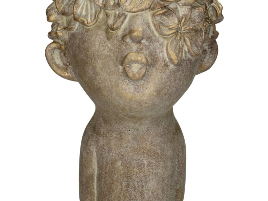 ΚΑΣΠΩ ARTELIBRE ΠΡΟΣΩΠΟ ΧΡΥΣΟ ΤΣΙΜΕΝΤΟ 17.5X17X25.5CM