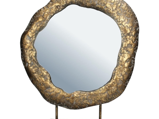 ΚΑΘΡΕΠΤΗΣ ΧΡΥΣΟ ΜΕΤΑΛΛΟ 47X13X60.5CM