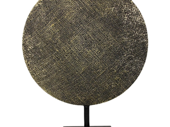 ΔΙΑΚΟΣΜΗΤΙΚΟ ARTELIBRE ΔΙΣΚΟΣ ΚΑΦΕ ΑΛΟΥΜΙΝΙΟ 35X10X45CM