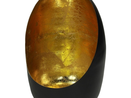 ΚΗΡΟΠΗΓΙΟ ARTELIBRE ΜΑΥΡΟ ΜΕΤΑΛΛΟ 17X17X27CM