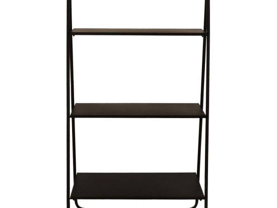 ΡΑΦΙΕΡΑ ARTELIBRE ΜΑΥΡΟ ΜΕΤΑΛΛΟ 57X37X110CM
