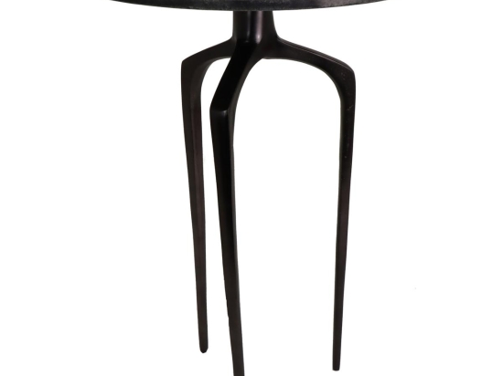 ΤΡΑΠΕΖΑΚΙ ARTELIBRE ΜΑΥΡΟ ΜΑΡΜΑΡΟ 44.2X44.2X62.2CM