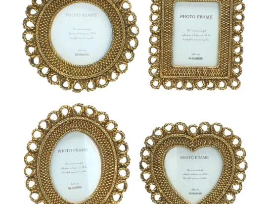 ΚΟΡΝΙΖΑ ARTELIBRE ΧΡΥΣΟ POLYRESIN 6X9CM ΣΕ 4 ΣΧΕΔΙΑ