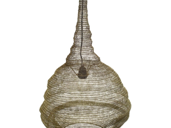 ΦΩΤΙΣΤΙΚΟ ΚΡΕΜΑΣΤΟ ARTELIBRE ΧΡΥΣΟ ΜΕΤΑΛΛΟ 48X48X77CM