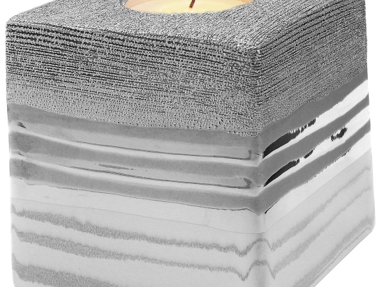 ΘΗΚΗ ΡΕΣΩ ARTELIBRE ΑΣΗΜΙ ΚΕΡΑΜΙΚΟ 10X10X10CM