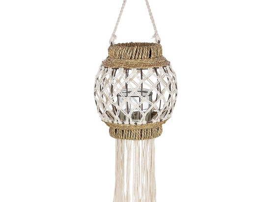ΦΑΝΑΡΙ ARTELIBRE ΚΑΦΕ/ΛΕΥΚΟ ΜΠΑΜΠΟΥ/RATTAN 29CM