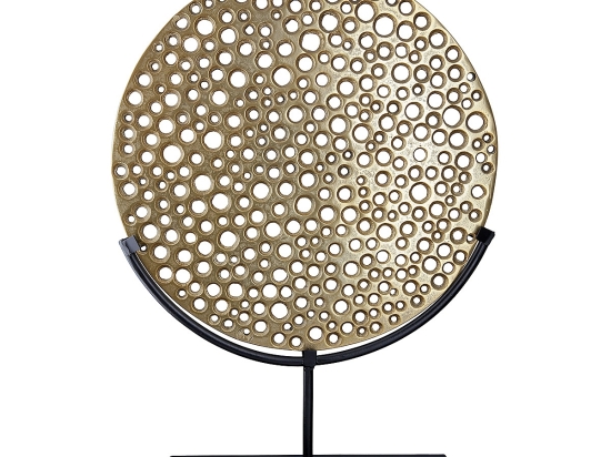 ΔΙΑΚΟΣΜΗΤΙΚΟ ARTELIBRE ΧΡΥΣΟ/ΜΑΥΡΟ ΑΛΟΥΜΙΝΙΟ 9X31X42CM