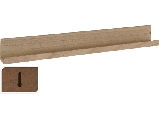 ΡΑΦΙ ΕΠΙΤΟΙΧΙΟ ΦΥΣΙΚΟ MDF 58X6X6.8CM