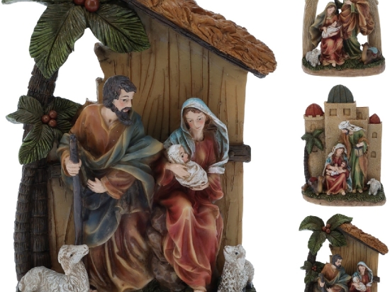 ΦΑΤΝΗ ARTELIBRE ΠΟΛΥΧΡΩΜΟ POLYRESIN 15X6.5X21CM ΣΕ 3 ΣΧΕΔΙΑ