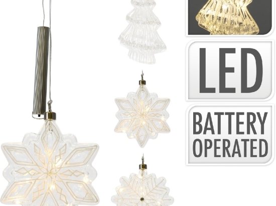 ΣΤΟΛΙΔΙ ΚΡΕΜΑΣΤΟ ARTELIBRE ΦΩΤΙΖΟΜΕΝΟ 8 ΘΕΡΜΑ MICRO LED ΜΠΑΤΑΡΙΑΣ Φ30CM ΣΕ 3 ΣΧΕΔΙΑ