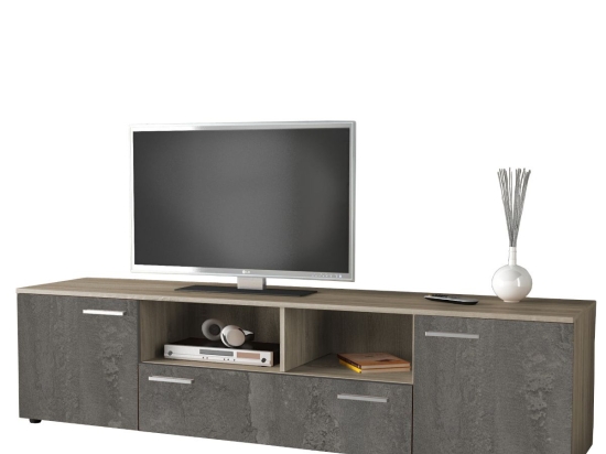 ΕΠΙΠΛΟ TV ARTELIBRE BUENO ΜΟΡΙΟΣΑΝΙΔΑ RAW ENDGRAIN OAK/IRON FLOW 180X42X45CM