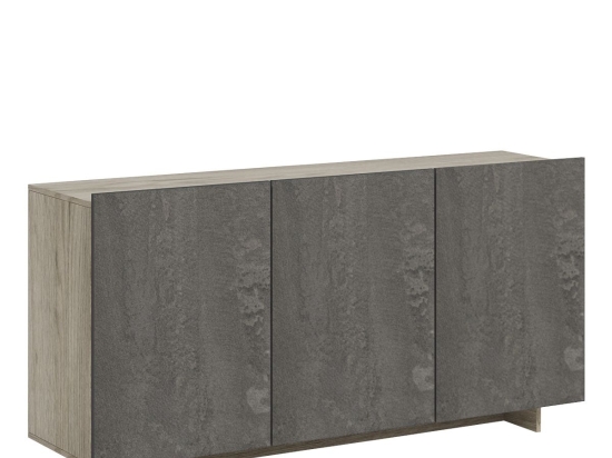 ΜΠΟΥΦΕΣ ARTELIBRE AGUILA ΜΟΡΙΟΣΑΝΙΔΑ RAW ENDGRAIN OAK/IRON FLOW 150X40X76CM