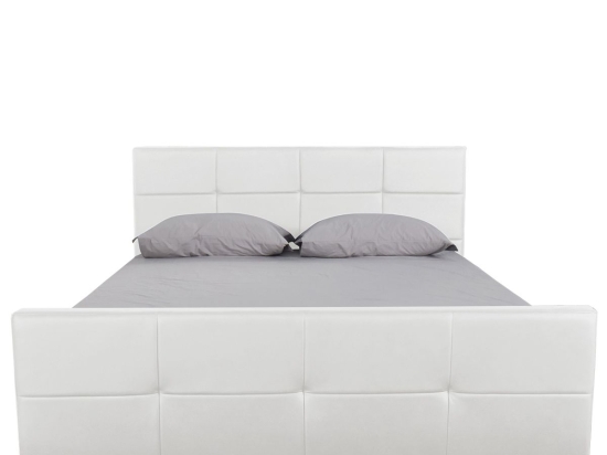 ΚΡΕΒΑΤΙ ARTELIBRE ANEMONE ΛΕΥΚΟ PU ΜΕ ΑΠΟΘΗΚΕΥΤΙΚΟ ΧΩΡΟ 217X170X100CM (ΣΤΡΩΜΑ 160X200CM)