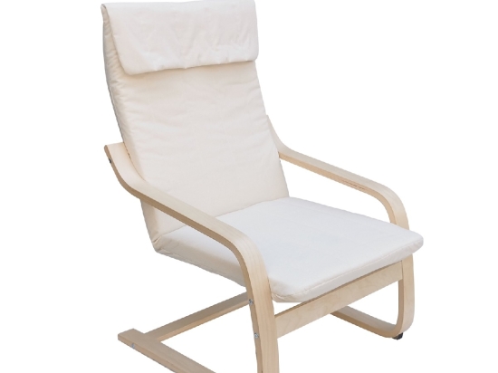 ΠΟΛΥΘΡΟΝΑ ARTELIBRE CLOVER ΛΕΥΚΟ/ΦΥΣΙΚΟ ΥΦΑΣΜΑ/ΞΥΛΟ 67X80X100CM