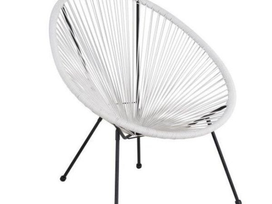 ΠΟΛΥΘΡΟΝΑ ARTELIBRE RATTAN SATURN ΜΑΥΡΟ/ΛΕΥΚΟ 72X78X89CM