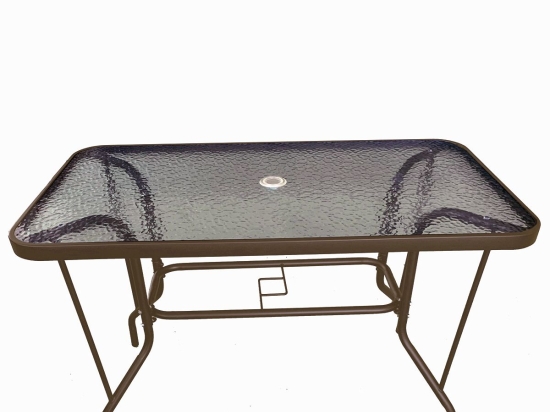 ΤΡΑΠΕΖΙ ΜΕΤΑΛΛΙΚΟ ARTELIBRE SEREFINA ΚΑΦΕ 100X60X70CM