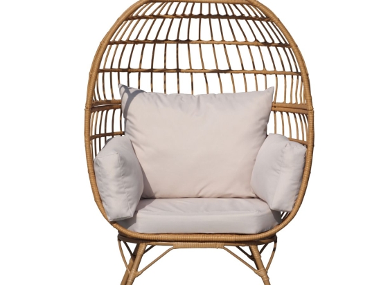 ΠΟΛΥΘΡΟΝΑ ΚΗΠΟΥ ARTELIBRE DAVEY ΦΥΣΙΚΟ ΜΕΤΑΛΛΟ/RATTAN 98X67X145CM