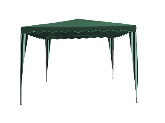 ΚΙΟΣΚΙ ARTELIBRE GREIS ΠΡΑΣΙΝΟ/ΛΕΥΚΟ POLYESTER 3X3M
