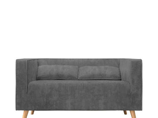 ΚΑΝΑΠΕΣ ΔΙΘΕΣΙΟΣ ARTELIBRE CHOLUTECHA ΓΚΡΙ 123X70X68CM