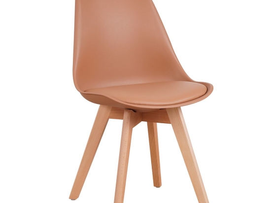 ΚΑΡΕΚΛΑ ARTELIBRE GROUGH ΜΠΕΖ PP/PU/ΞΥΛΟ 49X56X83CM