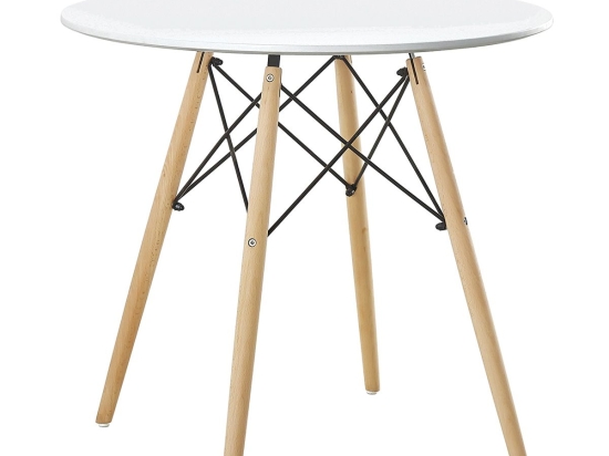ΤΡΑΠΕΖΙ ARTELIBRE RAPTOR ΛΕΥΚΟ MDF/ΞΥΛΟ Φ80X74CM