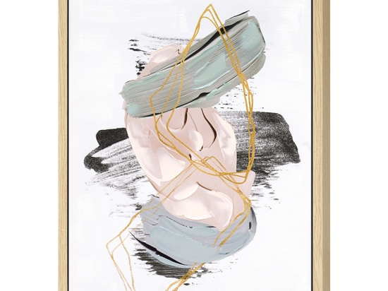 ΠΙΝΑΚΑΣ ΣΕ ΚΟΡΝΙΖΑ ARTELIBRE "ABSTRACT" ΚΑΜΒΑΣ 50X70X4CM