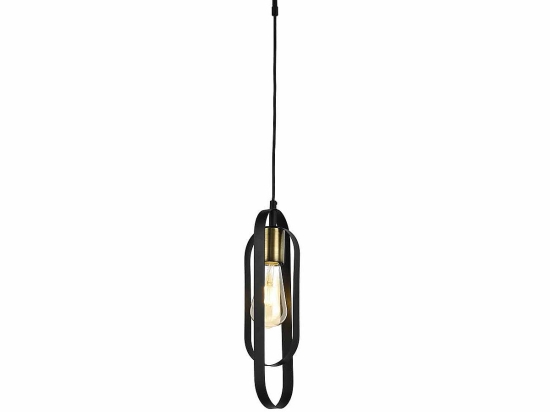 ΦΩΤΙΣΤΙΚΟ ΚΡΕΜΑΣΤΟ ARTELIBRE KOZ ΜΑΥΡΟ ΜΕΤΑΛΛΟ 12X80CM