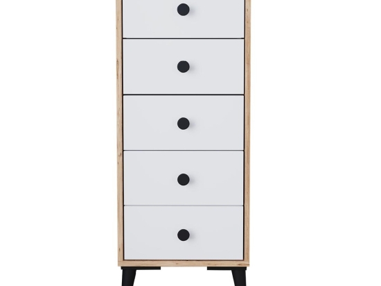 ΣΥΡΤΑΡΙΕΡΑ ARTELIBRE AMARI ΔΡΥΣ/ΛΕΥΚΟ ΜΟΡΙΟΣΑΝΙΔΑ 43X43X114CM