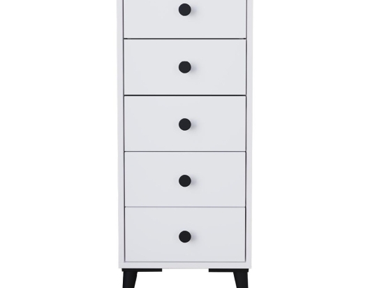 ΣΥΡΤΑΡΙΕΡΑ ARTELIBRE AMARI ΛΕΥΚΟ ΜΟΡΙΟΣΑΝΙΔΑ 43X43X114CM
