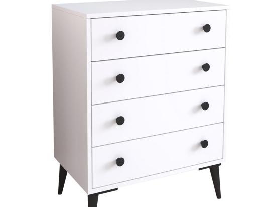 ΣΥΡΤΑΡΙΕΡΑ ARTELIBRE AMARI ΛΕΥΚΟ ΜΟΡΙΟΣΑΝΙΔΑ 72X43X96CM