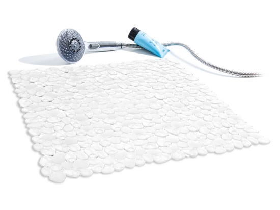 Πατάκι Αντιολισθητικό Riverstone 00236.001 White 54Χ54 54x54cm PVC