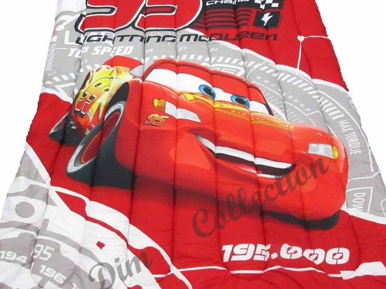 Πάπλωμα Παιδικό Cars 04 Ψηφιακό Red DimCol Μονό 160x250cm Microfiber